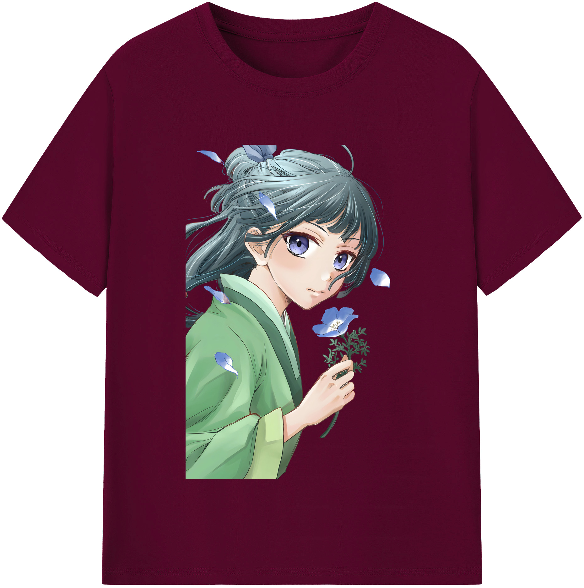 （画像用） 薬屋のひとりごと The Apothecary Diaries レディースカジュアルプリントTシャツ（綿100％）